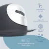 R-Go Tools Ergonomische Maus R-Go HE Break mit Pausensoftware, groß (Handgröße ≥ 185 mm), rechtshändig, kabelgebunden, schwarz
