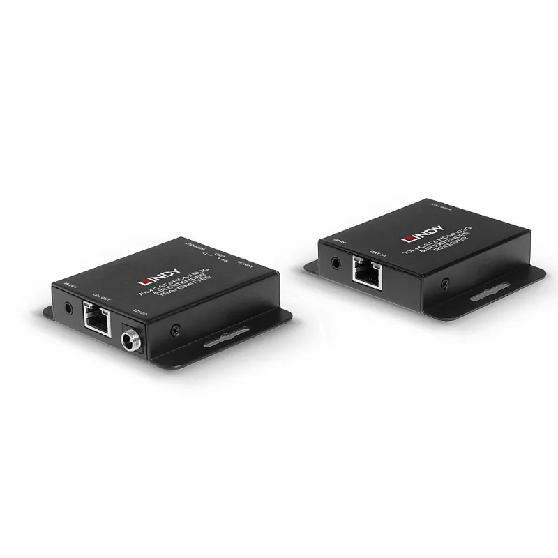 Lindy 70m Cat.6 HDMI 4K30 und IR Extender mit PoC und Loop Out