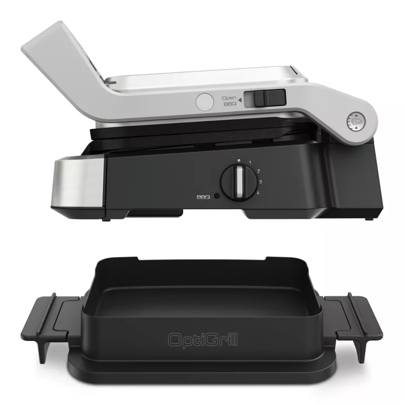 Kontaktgrill Tefal OptiGrill 4in1 GC774D Edelstahl 2100W