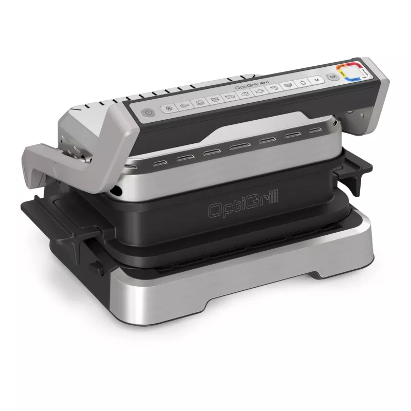 Kontaktgrill Tefal OptiGrill 4in1 GC774D Edelstahl 2100W