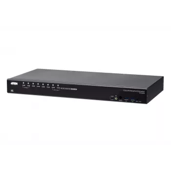 ATEN 8-Port USB 3.0 4K DisplayPort KVM Switch, 4096 x 2160 Pixel, 4K Ultra HD, 18,44 W, Schwarz