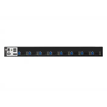 ATEN 8-Port USB 3.0 4K DisplayPort KVM Switch, 4096 x 2160 Pixel, 4K Ultra HD, 18,44 W, Schwarz