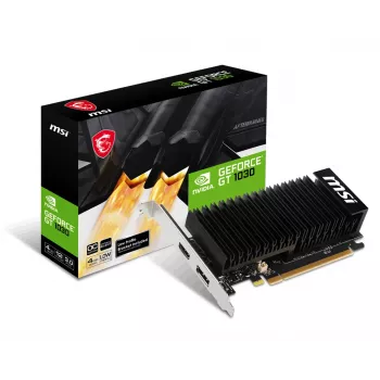 MSI Grafikkarte GeForce GT 1030 – 4 GB GDDR4, PCIe 3.0, 1430 MHz Boost, 64-Bit, aktive Kühlung