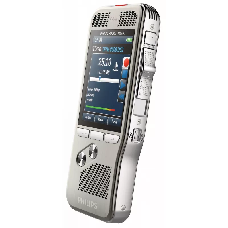 Philips DPM 8300 Diktiergerät Interner Speicher Silber