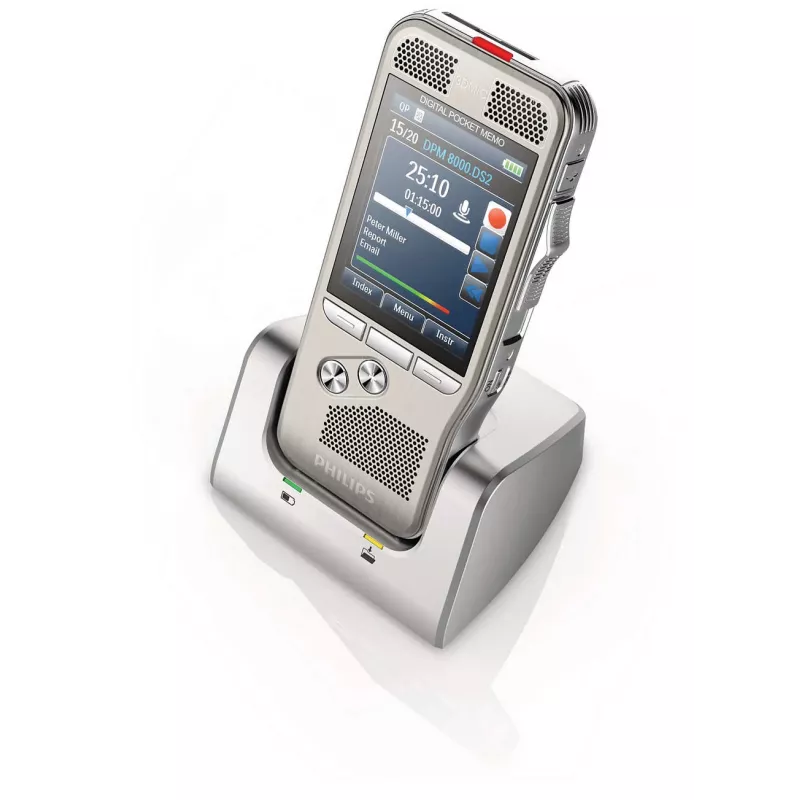 Philips DPM 8300 Diktiergerät Interner Speicher Silber