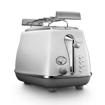 Toaster De’Longhi CTOC2103.W 2 Scheiben 900 W Weiß Edelstahl