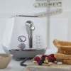 Toaster De’Longhi CTOC2103.W 2 Scheiben 900 W Weiß Edelstahl