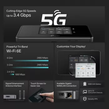 TP-Link M8550(EU) Mobilfunknetzwerkgerät Mobilfunknetzwerk-Router