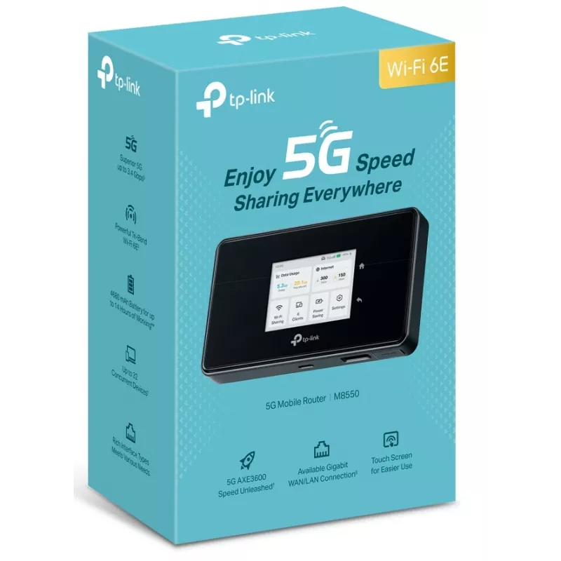 TP-Link M8550(EU) Mobilfunknetzwerkgerät Mobilfunknetzwerk-Router