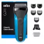 Braun Series 3 310BT Folienrasierer mit Trimmer, Schwarz, Blau
