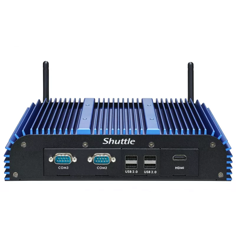 Shuttle BPCAL02-i7 Industrie-Box-PC, Core i7-1255U, 2x SO-DIMM, 2x LAN, 1x COM, 1x HDMI, 4x USB, lüfterlos, 24/7 Dauerbetrieb