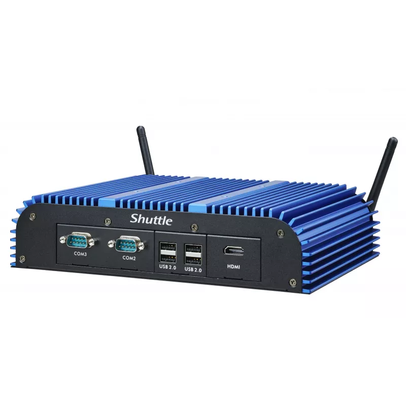 Shuttle BPCAL02-i7 Industrie-Box-PC, Core i7-1255U, 2x SO-DIMM, 2x LAN, 1x COM, 1x HDMI, 4x USB, lüfterlos, 24/7 Dauerbetrieb