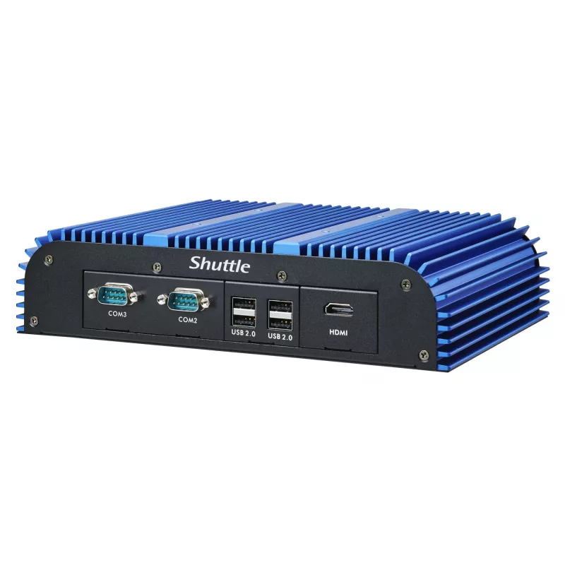 Shuttle BPCAL02-i7 Industrie-Box-PC, Core i7-1255U, 2x SO-DIMM, 2x LAN, 1x COM, 1x HDMI, 4x USB, lüfterlos, 24/7 Dauerbetrieb