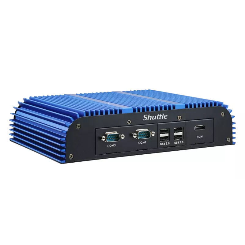 Shuttle BPCAL02-i7 Industrie-Box-PC, Core i7-1255U, 2x SO-DIMM, 2x LAN, 1x COM, 1x HDMI, 4x USB, lüfterlos, 24/7 Dauerbetrieb