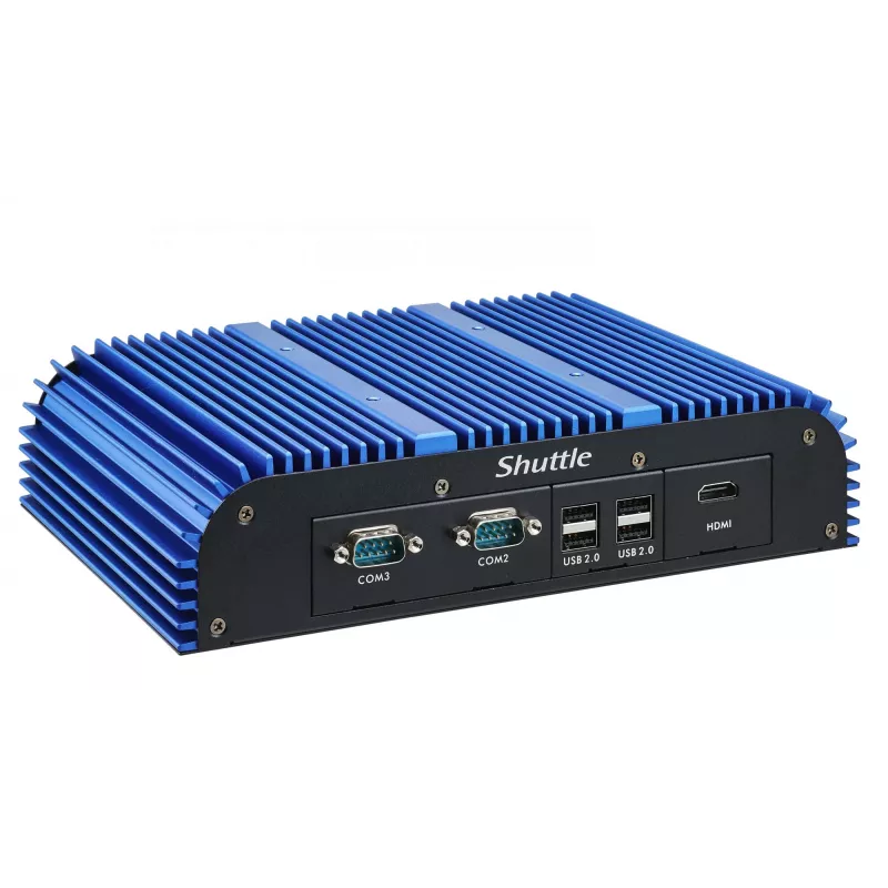 Shuttle BPCAL02-i7 Industrie-Box-PC, Core i7-1255U, 2x SO-DIMM, 2x LAN, 1x COM, 1x HDMI, 4x USB, lüfterlos, 24/7 Dauerbetrieb