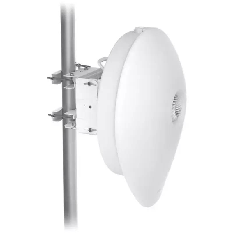 Netzwerk-Bridge UBIQUITI UISP airFiber 60 XG — 6000 Mbit/s, Reichweite bis 4000 m, Gigabit Ethernet, Mastmontage, weiß