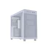 PC-Gehäuse ASUS PRIME AP303 TG White — ATX/Micro-ATX/Mini-ITX, gehärtetes Glas, USB-C, 360 mm GPU-Unterstützung