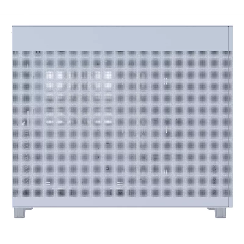PC-Gehäuse ASUS PRIME AP303 TG White — ATX/Micro-ATX/Mini-ITX, gehärtetes Glas, USB-C, 360 mm GPU-Unterstützung