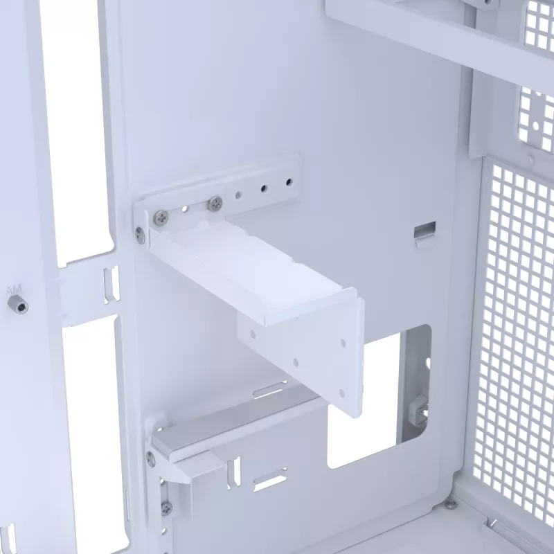 PC-Gehäuse ASUS PRIME AP303 TG White — ATX/Micro-ATX/Mini-ITX, gehärtetes Glas, USB-C, 360 mm GPU-Unterstützung