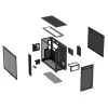 ASUS PRIME AP303 TG Schwarz, PC, Schwarz, micro ATX, Mini-ITX, ATX, 16,5 cm, 36 cm, 18 cm
