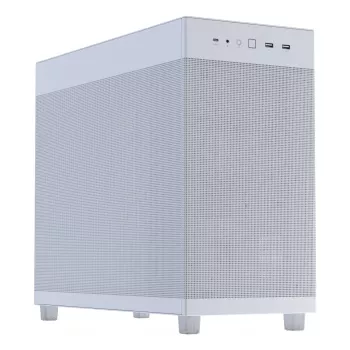 PC-Gehäuse ASUS PRIME AP303 Mesh Midi Tower Weiß — ATX/Micro ATX/Mini-ITX, GPU bis 36 cm, PSU bis 18 cm, CPU-Kühlerhöhe 16,5 cm