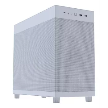 PC-Gehäuse ASUS PRIME AP303 Mesh Midi Tower Weiß — ATX/Micro ATX/Mini-ITX, GPU bis 36 cm, PSU bis 18 cm, CPU-Kühlerhöhe 16,5 cm