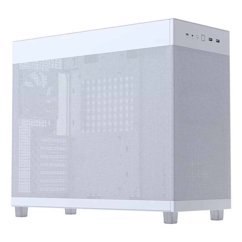 PC-Gehäuse ASUS PRIME AP303 Mesh Midi Tower Weiß — ATX/Micro ATX/Mini-ITX, GPU bis 36 cm, PSU bis 18 cm, CPU-Kühlerhöhe 16,5 cm