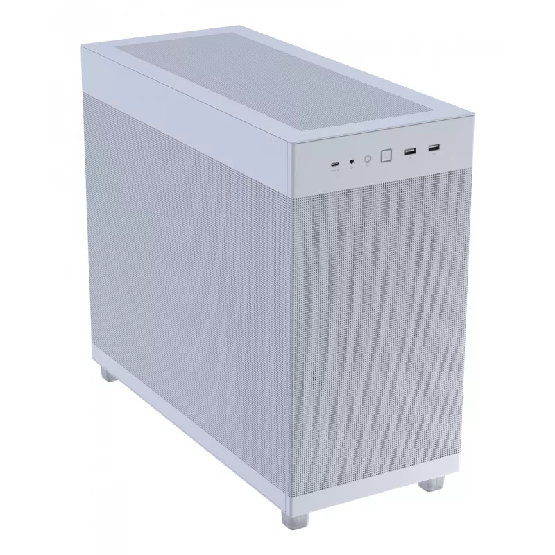 PC-Gehäuse ASUS PRIME AP303 Mesh Midi Tower Weiß — ATX/Micro ATX/Mini-ITX, GPU bis 36 cm, PSU bis 18 cm, CPU-Kühlerhöhe 16,5 cm