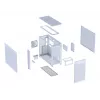 PC-Gehäuse ASUS PRIME AP303 Mesh Midi Tower Weiß — ATX/Micro ATX/Mini-ITX, GPU bis 36 cm, PSU bis 18 cm, CPU-Kühlerhöhe 16,5 cm