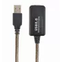 GEMBIRD Aktives USB 2.0-Verlängerungskabel, 10 m - Schwarz