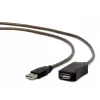 GEMBIRD Aktives USB 2.0-Verlängerungskabel, 10 m - Schwarz