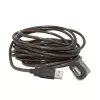 GEMBIRD Aktives USB 2.0-Verlängerungskabel, 10 m - Schwarz