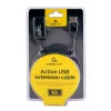 GEMBIRD Aktives USB 2.0-Verlängerungskabel, 10 m - Schwarz