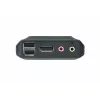 KVM-Switch ATEN CS22DP-AT 2-Port USB DisplayPort, 4K@30Hz, USB-A-Konsole, Audio, 1,2 m Kabel