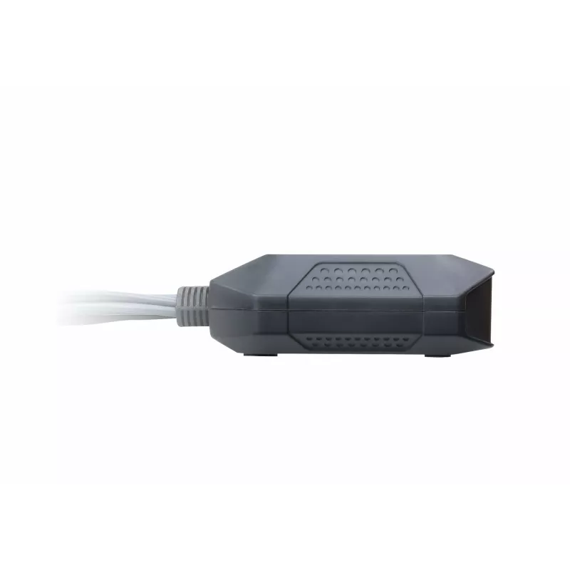 KVM-Switch ATEN CS22DP-AT 2-Port USB DisplayPort, 4K@30Hz, USB-A-Konsole, Audio, 1,2 m Kabel