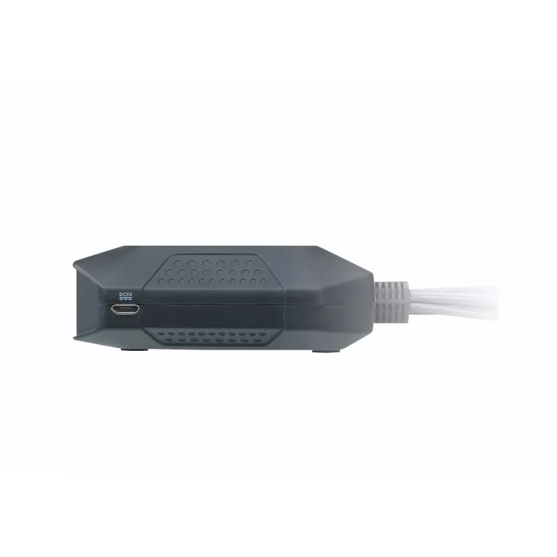 KVM-Switch ATEN CS22DP-AT 2-Port USB DisplayPort, 4K@30Hz, USB-A-Konsole, Audio, 1,2 m Kabel