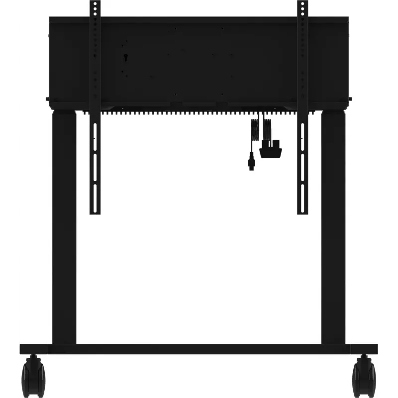 iiyama MD-CAR2031-B1 elektrischer Bodenlift auf Rollen für Displays 55–105 Zoll, max. 120 kg, VESA 800x600, Höhe 850–1800 mm, Schwarz