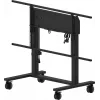 iiyama MD-CAR2031-B1 elektrischer Bodenlift auf Rollen für Displays 55–105 Zoll, max. 120 kg, VESA 800x600, Höhe 850–1800 mm, Schwarz