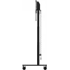 iiyama MD-CAR2031-B1 elektrischer Bodenlift auf Rollen für Displays 55–105 Zoll, max. 120 kg, VESA 800x600, Höhe 850–1800 mm, Schwarz
