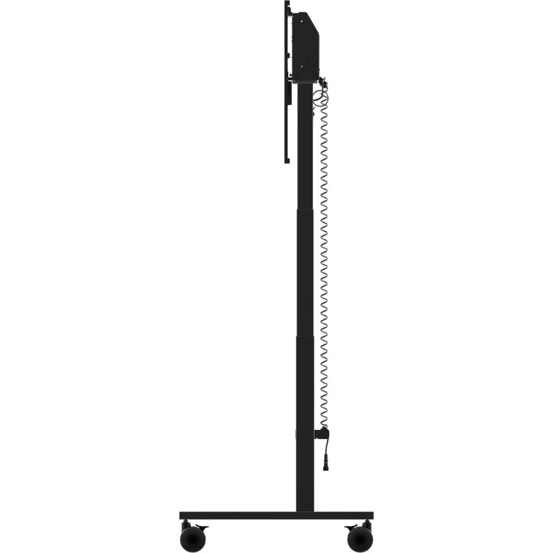 iiyama MD-CAR2031-B1 elektrischer Bodenlift auf Rollen für Displays 55–105 Zoll, max. 120 kg, VESA 800x600, Höhe 850–1800 mm, Schwarz