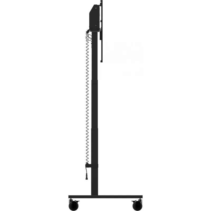 iiyama MD-CAR2031-B1 elektrischer Bodenlift auf Rollen für Displays 55–105 Zoll, max. 120 kg, VESA 800x600, Höhe 850–1800 mm, Schwarz