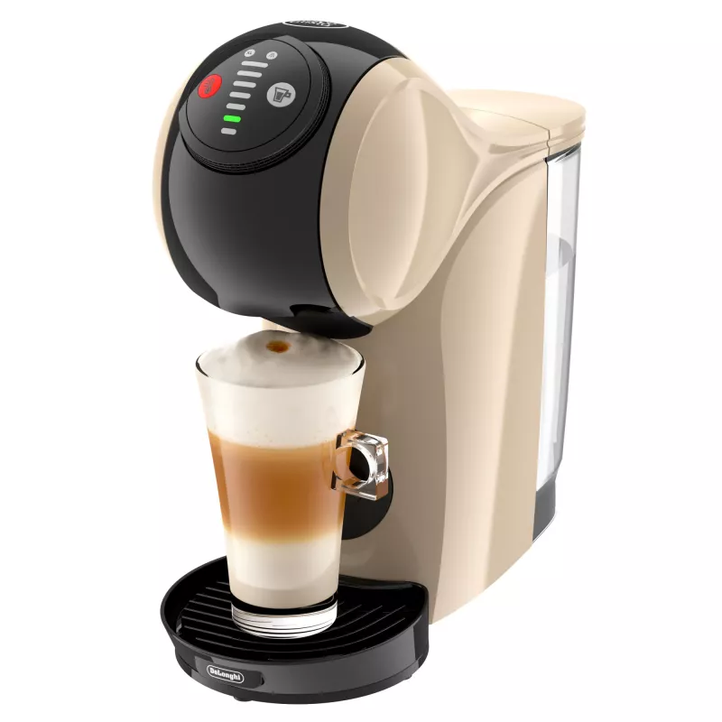 Kapselkaffeemaschine De’Longhi Genio S – 0,8 l Wassertank, 15 bar, Arbeitsplatte, taupe
