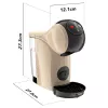 Kapselkaffeemaschine De’Longhi Genio S – 0,8 l Wassertank, 15 bar, Arbeitsplatte, taupe