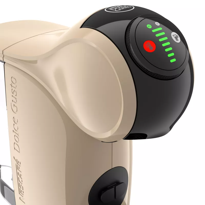Kapselkaffeemaschine De’Longhi Genio S – 0,8 l Wassertank, 15 bar, Arbeitsplatte, taupe