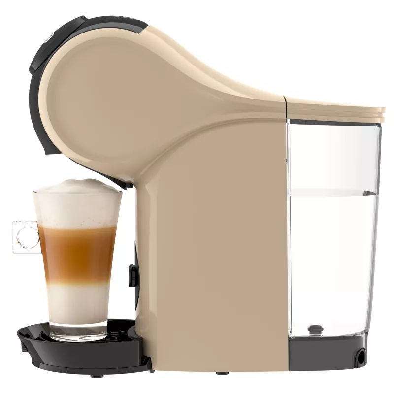 Kapselkaffeemaschine De’Longhi Genio S – 0,8 l Wassertank, 15 bar, Arbeitsplatte, taupe