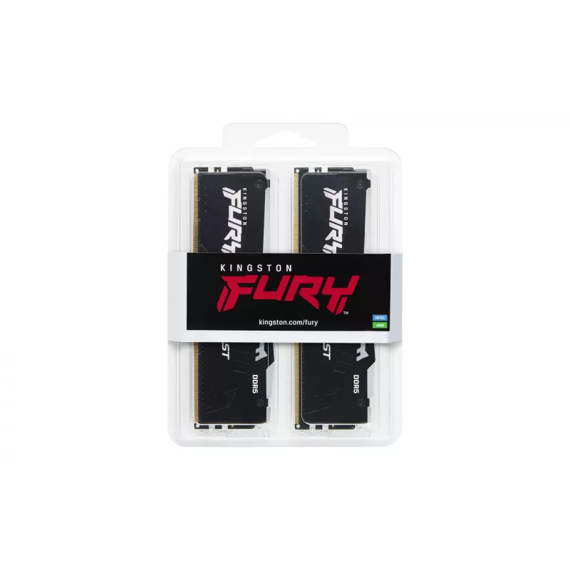 Kingston Technology FURY Beast 16GB 5200MT/s DDR5 CL40 DIMM (Kit aus 2) RGB