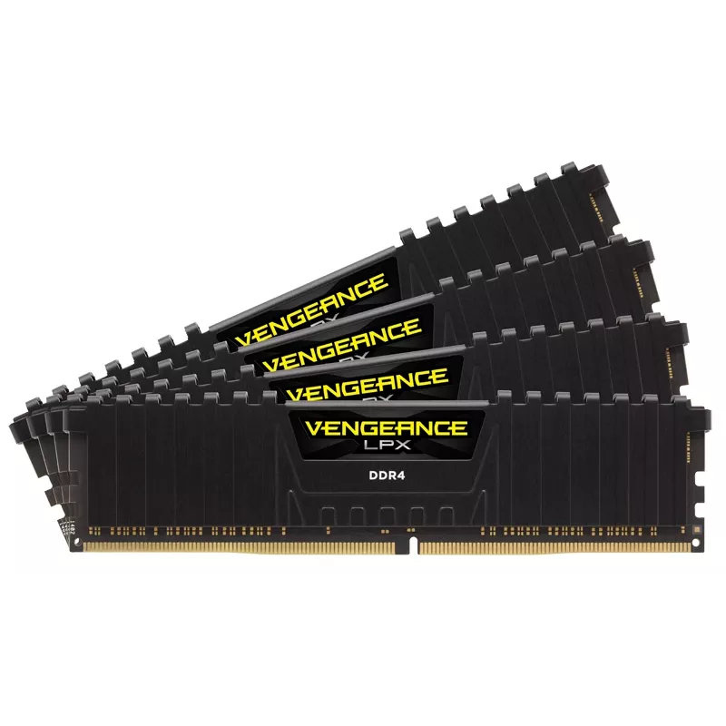 CORSAIR Memory 32GB DDR4 2666MHz Kit 4 DIMM C16 Vengeance Low Profilex Speicherkit