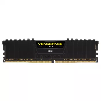 CORSAIR Arbeitsspeicher 16GB (1 x 16GB) DDR4 DRAM 3200MHz C16 Speicherkit Vengeance LPX - Schwarz