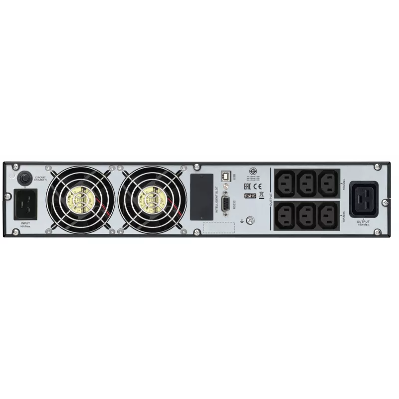 APC SRV3KRI USV (unterbrechungsfreie Stromversorgung) Doppelwandlung (Online) 3 kVA 2400 W 7 AC-Ausgänge