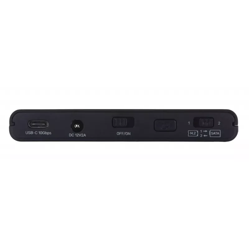 USB-C Hub Unitek S1222A SolidForce+ – HDMI 4K, Ethernet, SATA III, 10 Gbit/s, Aluminiumgehäuse, schwarz